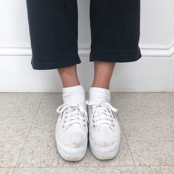 superga with socks